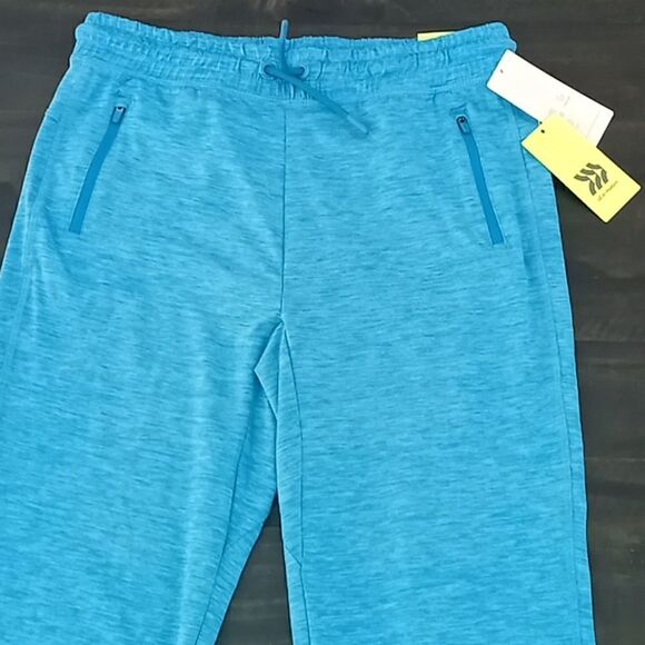 All In Motion soft gym pants teal green size of large teens 12 14 - Picture 2 of 9